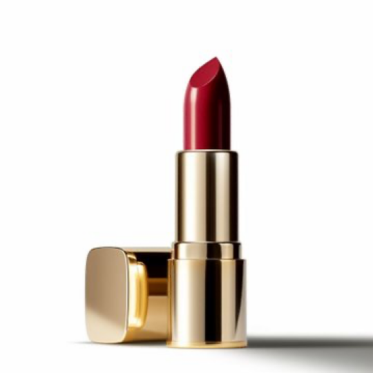 1 lipstick product photo on white background front view, shot with kodak gold 200 --upbeta --style raw --s 250