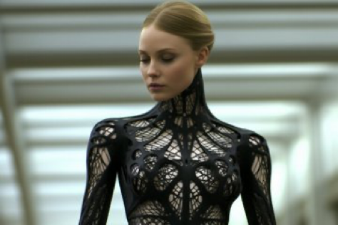 In the Oscar-winning film &quot;Neural Lace&quot;, a femme fatale dressed in a form-fitting, nano-textile suit infiltrates a high-stakes poker game....