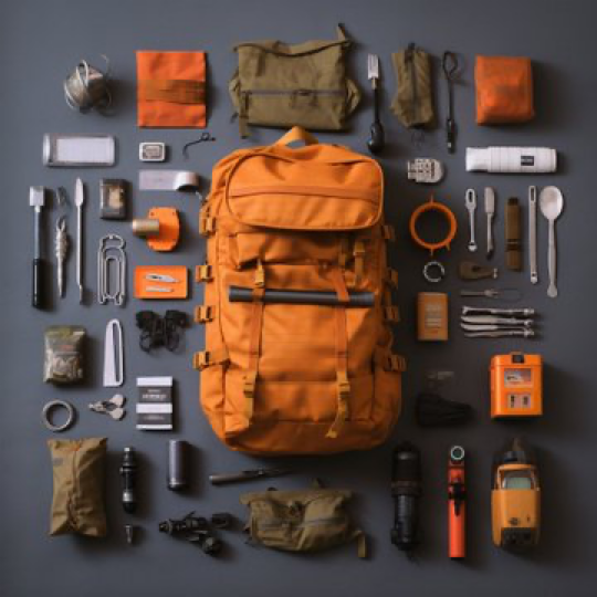 knolling backpacking