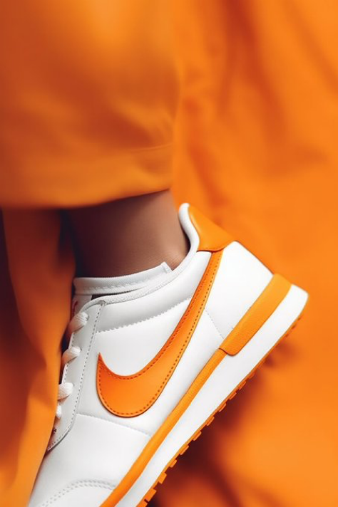 Nike editorial portrait, ultra detailed photography of fashion design concepts inspired by Wes Anderson films with model in a cinamagraphic...