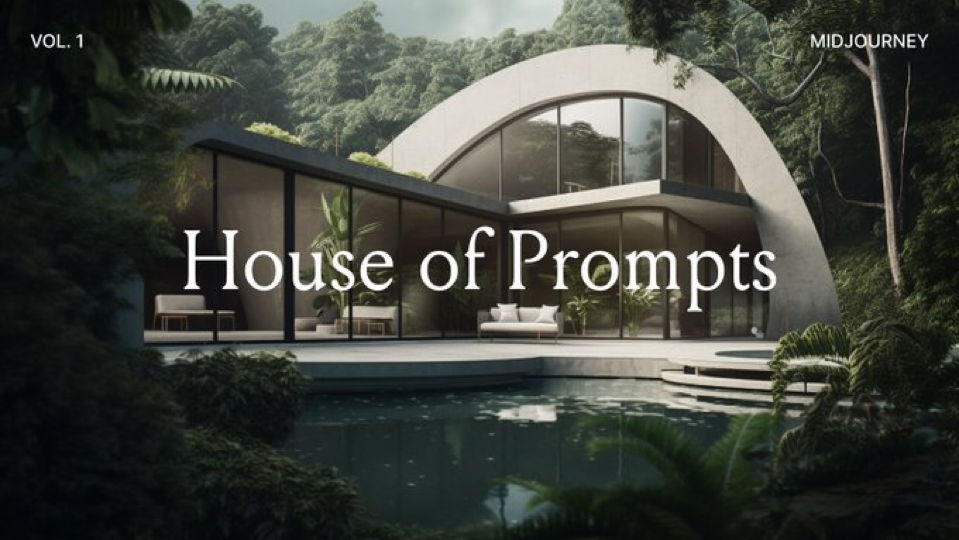 Type of Shot: minimalistic future house photoshoot: A modern house located in a jungle House: Modern house consisting out of...